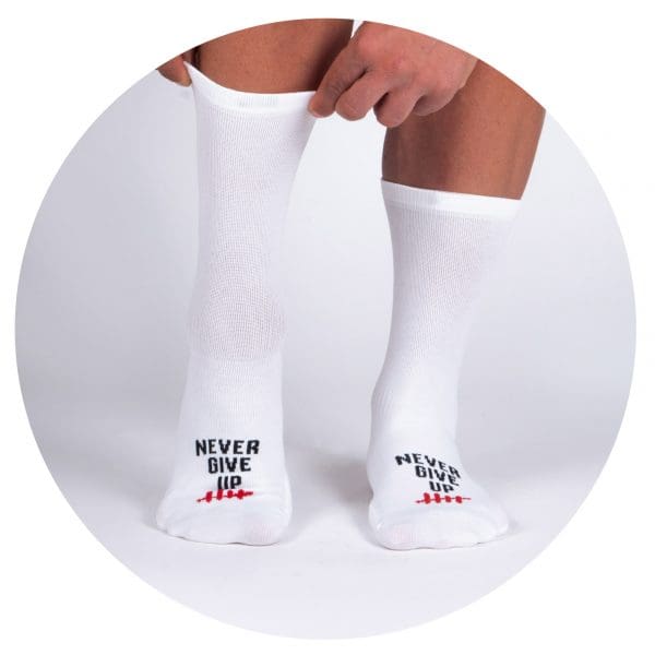 Pacific and Co Don’t Quit Socks White
