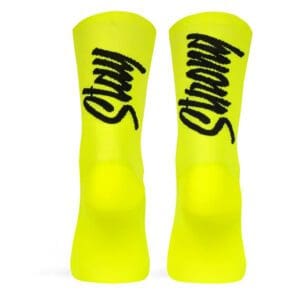 pacific and co stay strong socks neon yellow