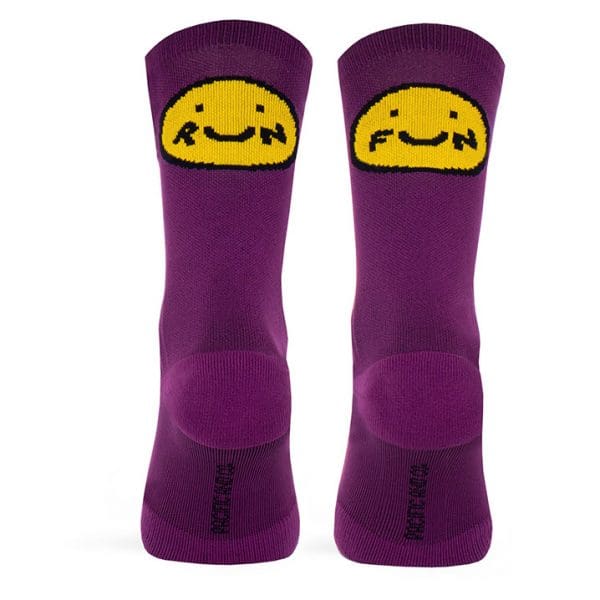 Pacific and Co Run Fun Socks Violet