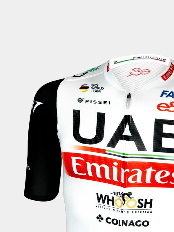 Pissei UAE Team Emirates Official Short Sleeve Cycling Jersey Men