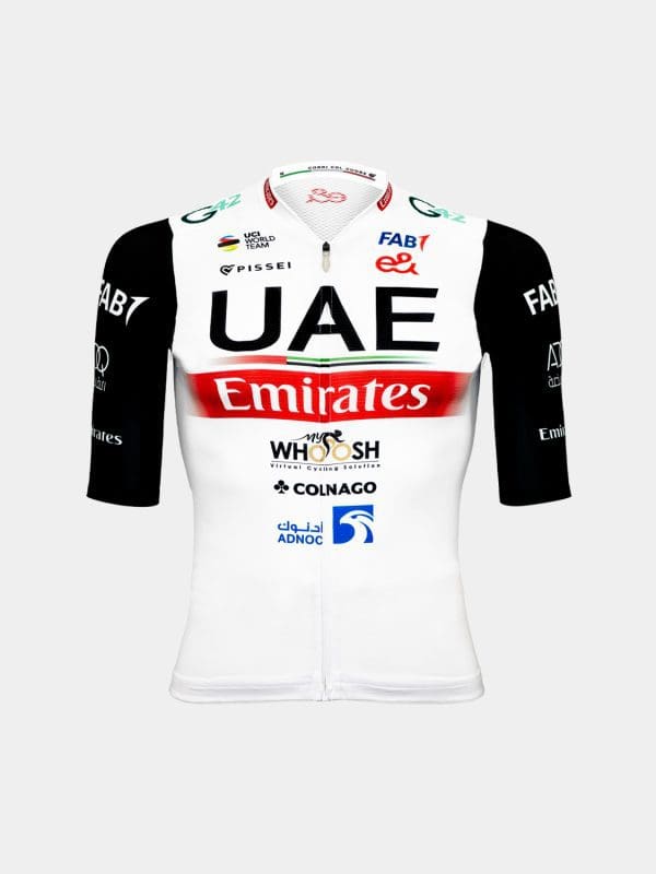 Pissei UAE Team Emirates Official Short Sleeve Cycling Jersey Men