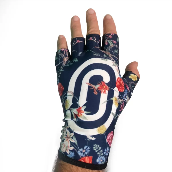 Ostroy Short Fingers Floral Cycling Gloves
