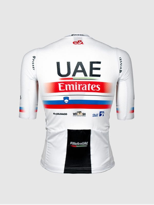 Pissei UAE Team Emirates Official Short Sleeve Jersey Tadej Pogačar Slovenia