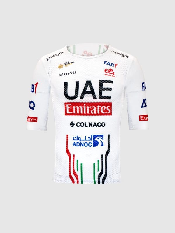 2024 Pissei UAE Team Emirates Official Short Sleeve Zipless Cycling ...