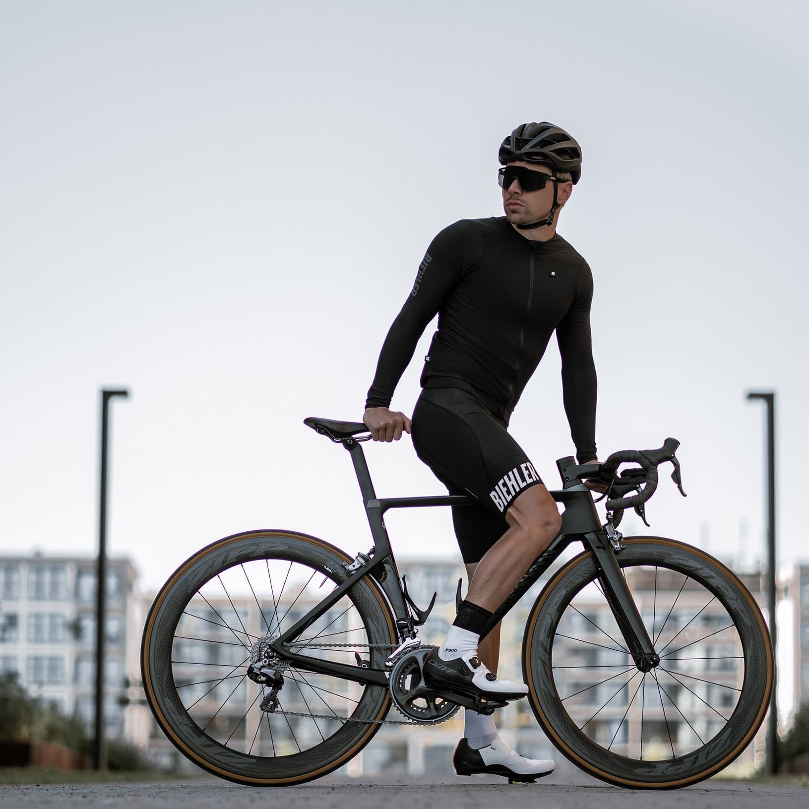 Biehler Essential Bib Shorts Black - White | Cyclopath Cycling ...
