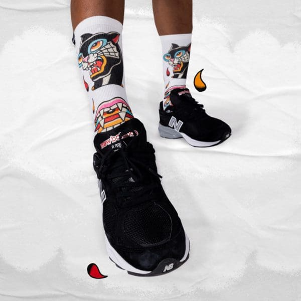 flashy tattoo socks