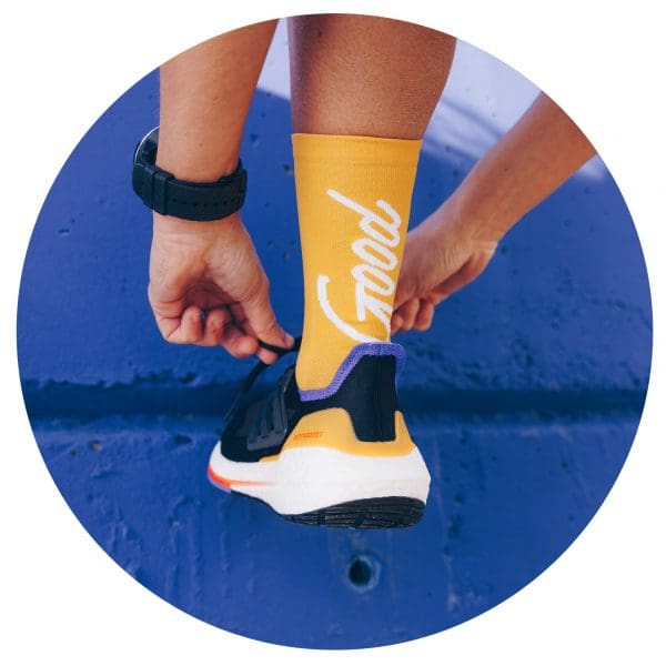 Pacific and Co Good Vibes Cycling Socks Yema