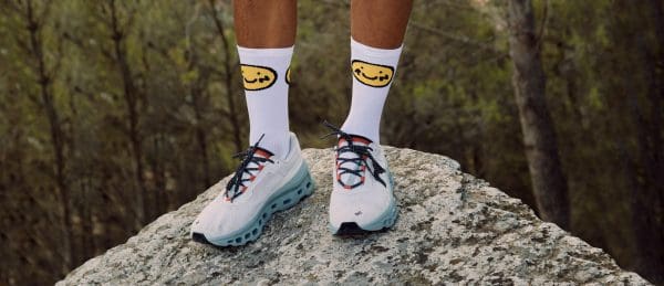 Pacific and Co Run Fun Socks White