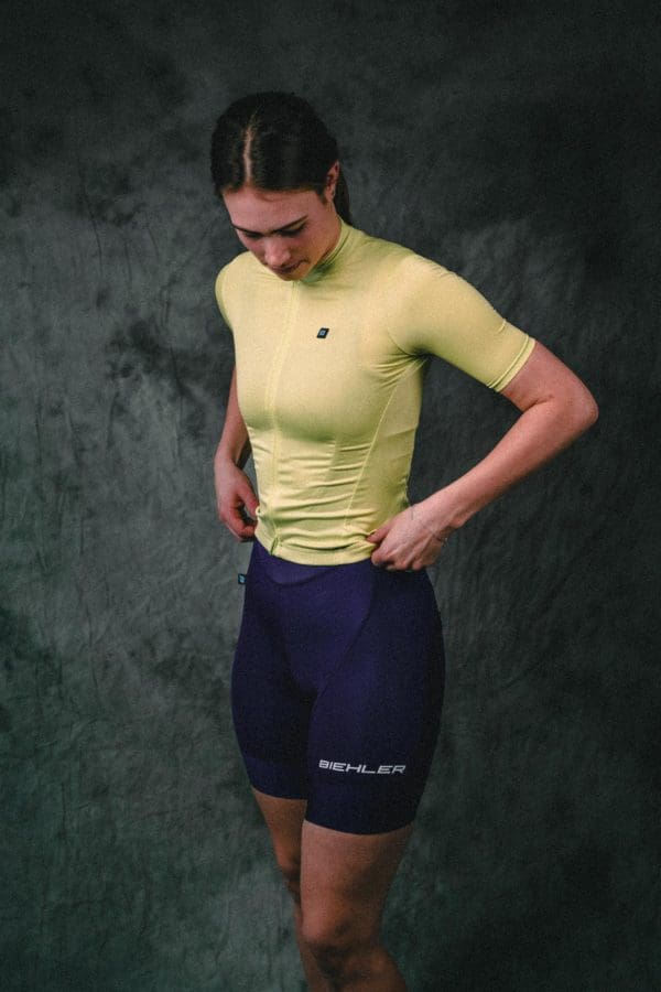 Essential Cycling Jersey Bitter Lemon Women