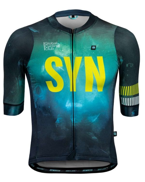 2023 Syndicate Climber Cycling Jersey Neon Space Men