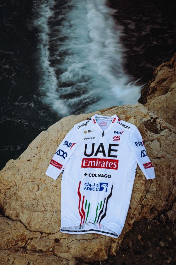 2024 Pissei UAE Team Emirates Official Short Sleeve Cycling Jersey Men